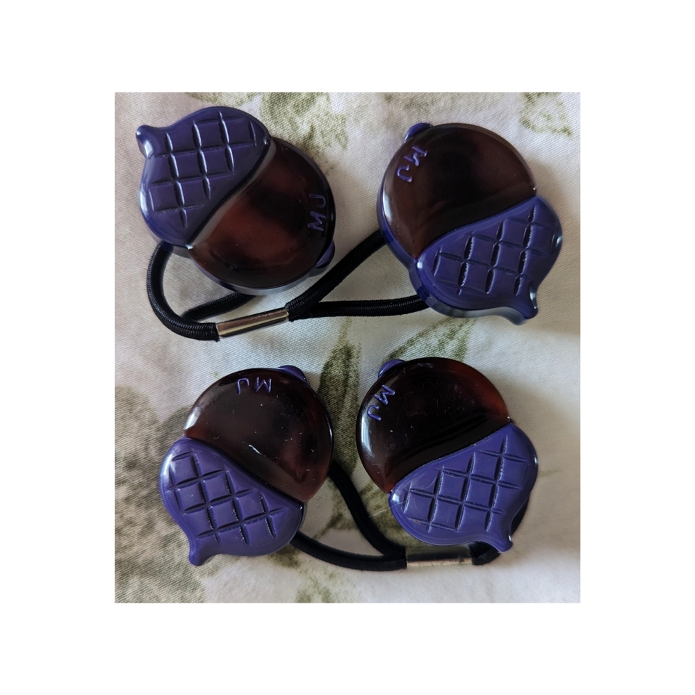 Marc by Marc Jacobs Matching Set of Acrylic Acorn Bobble Hair Ties